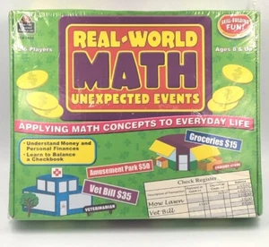 Teacher Created Resources TCR 7804 Real World Math: Unexpected Events Game NEW - Picture 1 of 3