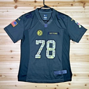 NFL Steelers Alejandro Villanueva 78 On Field Jersey Juvenil XXL Saludo al Servicio - Imagen 1 de 13