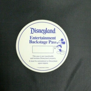 LOT OF 2 Disneyland Walt Disney Company Rare Backstage Pass Sticker Mickey Mouse - Picture 1 of 2