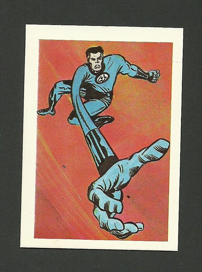 Mr. Fantastic The Incredible Hulk Series 1970s Belgium Sticker - Image 1 of 1