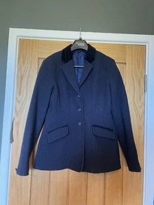 Wool Riding Jacket / Hunt Coat - Size 36/uk 12 - Picture 1 of 2