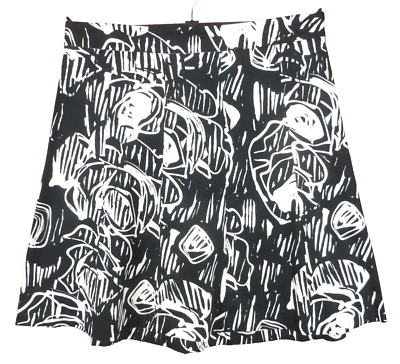 SK19448- LANE BRYANT Mujer Algodón Acampanado Falda Geométrica Multicolor Talla 16 Foto 1 de 4