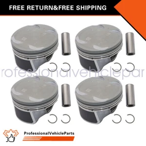 Standard size Complete Piston Set Fit For 2011-2016 Kia Forte 1.8L L4 DOHC 16v - Picture 1 of 6