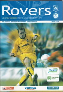 Tranmere Rovers V Sheffield 2004/05 miércoles 27-08-2004 liga uno - Imagen 1 de 1