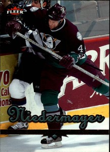 2005-06 Ultra Anaheim Ducks Hockey Card #4 Rob Niedermayer