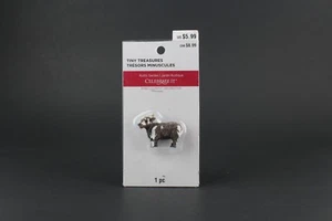 Miniatur Modell brauner Stier Celebrate It kleine Schätze rustikal Mini Garten Deko - Bild 1 von 12