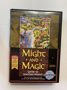 Might and Magic: Gates to Another World (Sega Genesis, 1991) Book Incl. S8