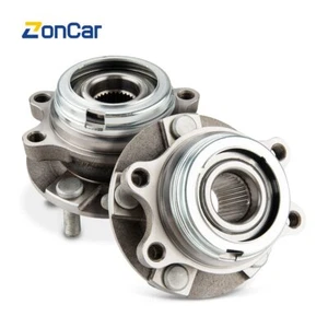 Pair Front Wheel Bearing & Hubs For 2011 2012 2013 2014 Nissan Murano Quest 3.5L - Picture 1 of 11