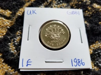 United Kingdom / Great Britain Proof Coin - 1 Pound 1986 - GB81 Tariff Incl - Image 1 of 2