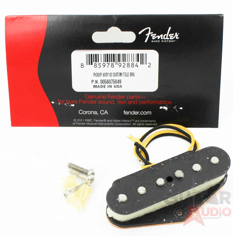 Pastilla BRIDGE Tele/Telecaster Personalizada Original Fender '62 - 005-6075-049 Foto 1 de 1
