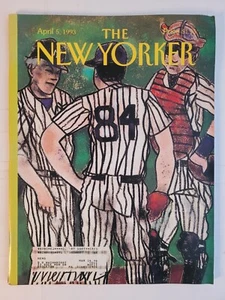 The New Yorker (April 5, 1993) w/ NY Yankees Cover by Richard Merkin - Bild 1 von 2