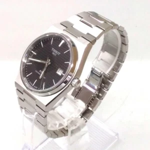 Tissot T137407 Automatic Men's Watch Black Dial Round Analog SS From Japan - Picture 1 of 4
