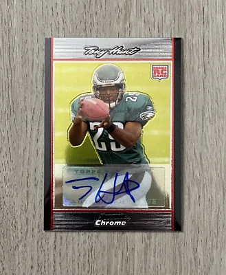 2007 NFL Bowman Chrome Autograph | Tony Hunt RC | #BC70 | Philadelphia Eagles - Image 1 of 2