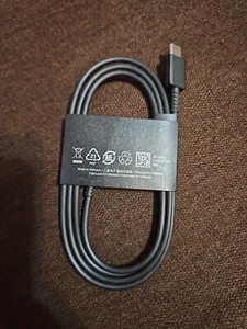 Samsung Original 3.3ft (USB-C to USB-C) Charge and Sync Cable Black EP-DN980BWZ - Photo 1 sur 3