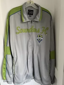 Seattle Sounders Embroidered GIII Sports Carl Banks Jacket Full Zip Men's XXL - Picture 1 of 7