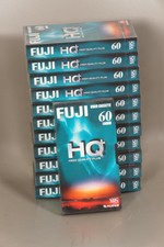 FUJI VHS 60 MINUTI HQ+ 12 VIDEOCASSETTE IN STOCK NUOVE SIGILLATE