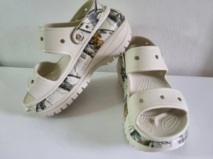 Crocs Classic Mega Crush Realtree Bone Camo Unisex Platform Clog UK SIZE 6 - Picture 1 of 14