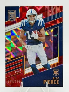 2022 Panini Donruss Elite Alec Pierce Red Parallel Card# 155 Colts /399 RC - Picture 1 of 2