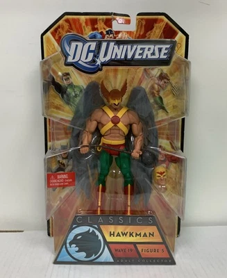 Figura de acción 5 HAWKMAN Mattel DC Universe Classics Wave 19 VHTF BAF STRIPE 2011 Foto 1 de 4