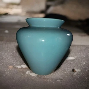 Harris Keramik Chicago Blau Vintage Sammler Vase - Bild 1 von 3