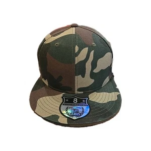 KB Ethos Camouflage Flat Bill Hat Cap Size XXL 8 NWT (211) - Picture 1 of 5