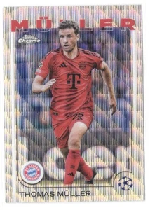 2024-25 Topps Chrome Uefa Club Competitions - Thomas Muller #99 Wave Refractor - Picture 1 of 3