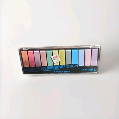 RIMMEL LONDON MAGNIF'EYES 011 RAINBOW EDITION Eyeshadow Eye Shadow Palette - Image 1 of 4
