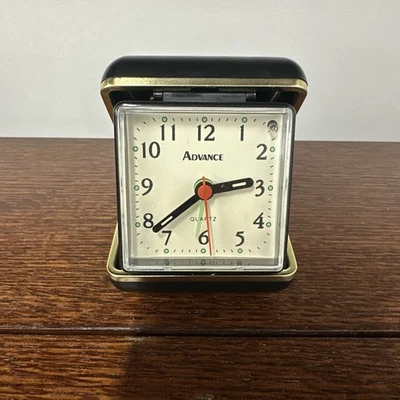 Advance Quartz Folding Travel Alarm Clock - Image 1 of 3