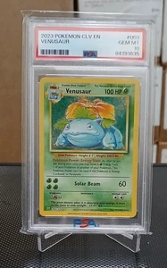 PSA 10 VENUSAUR #003 POKEMON 2023 CLV TRADING CARD GAME CLASSIC VEN&LUGIA DECK - Picture 1 of 2