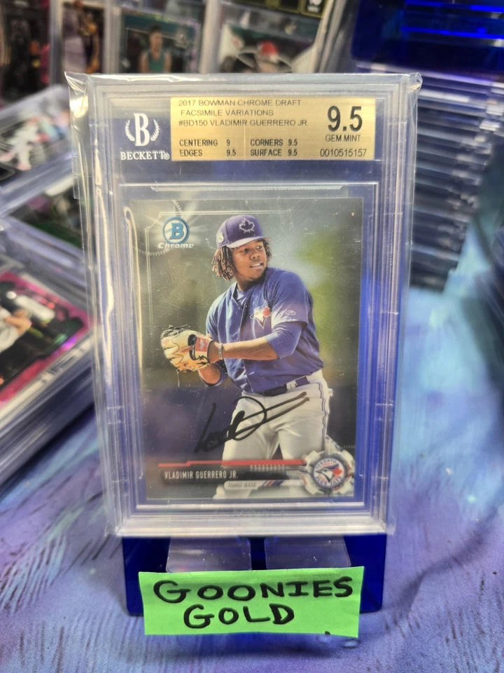 Tarjeta automática Vladimir Guerrero Jr BGS 9,5 MT -"17 Bowman Chrome Draft Prospect Foto 1 de 2