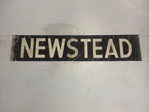 NEWSTEAD Abbey - East Midlands Loughborough Sep2 1960s Bus Blind 33” Gift - Picture 1 of 11