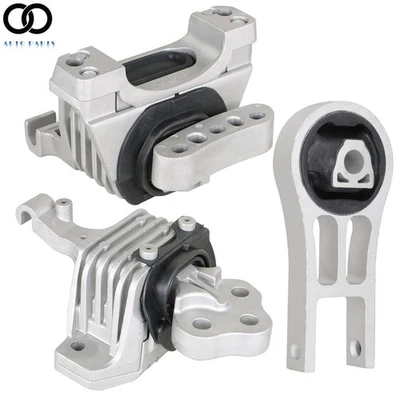 Juego completo de 3 piezas de montaje de motor y transmisión para Jeep Cherokee 2,4 L 14-19 Foto 1 de 4