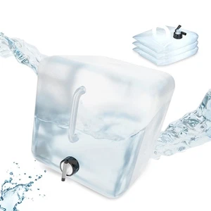 Juego de 4 bidones de agua plegables con grifo depósito de agua bidones plegables - Imagen 1 de 32