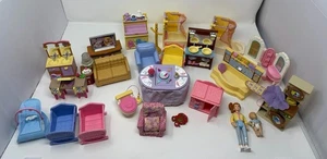 Fisher Price liebevolle Familie Möbel Lot Grand Mansion Ersatz mit Sound - Bild 1 von 4