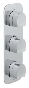 VADO TABLET KOVERA 2 OUTLET 3 HANDLE THERMOSTATIC SHOWER TAB-128/2-KOV-C/P - Picture 1 of 2
