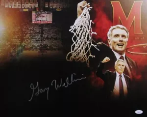 Gary Williams handsigniertes 16x20 Foto Maryland Terrapins Basketball Trainer JSA - Bild 1 von 3