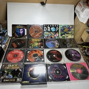 PC Game 16 CD Lot Vintage - World Of Xeen, Warcraft, Zork Nemesis MORE G4 - Picture 1 of 8