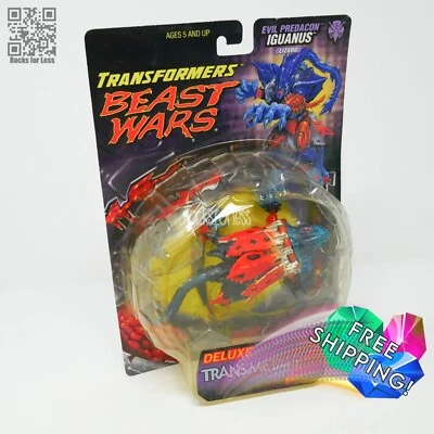 Transformers Beast Wars IGUANUS, Transmetals 2 Deluxe Class - New/Sealed 1999 - Image 1 of 4