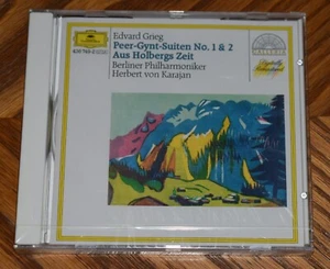 new sealed CD Edvard GRIEG PEER GYNT SUITE Karajan DG 436749-2 CIL Ltd - Bild 1 von 2