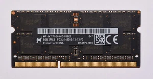 Micron MT16KTF1G64HZ-1G9E2 8GB PC3-14900 DDR3-1866MHz non-ECC SO DIMM - Picture 1 of 1