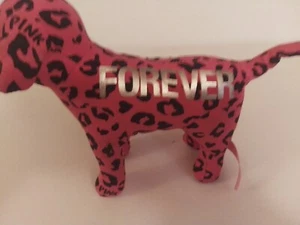 Victoria's Secret Pink Plush Dog Forever Pink Leopard Print Mint - Picture 1 of 3