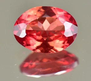 Flawless 5.15 Ct Natural Orange Fire Sapphire Certified Stunning Oval Gemstone - Picture 1 of 9