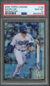 BB - 2020 Topps Chrome - Refractor - #148 - Gavin Lux - PSA 10 - Bild 1 von 2