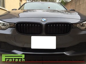 12-15 BMW 320i 328i 335i Sedan Wagon (F30) P-Style Look Gloss Black Front Grille - Picture 1 of 1