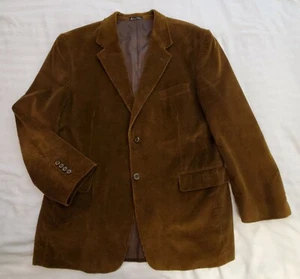 Calvin America Size 42R Men's Brown Lined Corduroy Sports Coat- Pre-Owned - Picture 1 of 7