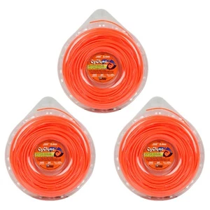 Cyclone CY095D1 0,095" 570ft kommerzielle Unkrautschnur Trimmer Kantenschneider Schnur (3er-Pack) - Bild 1 von 3