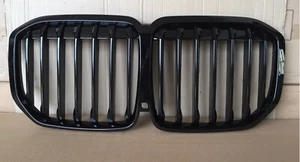 Front Grille M-Performance Style Glossy Black FOR '2019 BMW X7 G07 30d 40i 50i - Picture 1 of 6
