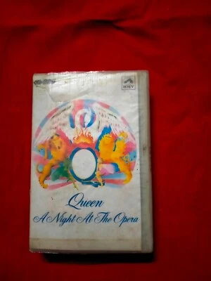 Queen A Night at the Opera RARE orig Cassette tape INDIA indian Clamshell 1994 - Image 1 of 4