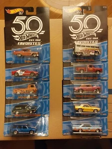 Hot Wheels Premium - 50th Favourites 2018 - Komplettset 1-10 - Bild 1 von 3