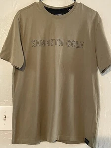 Kenneth Cole Men’s Olive Green T Shirt Size Medium - Picture 1 of 5